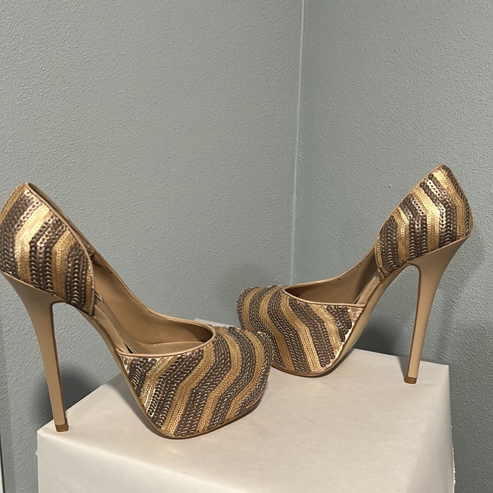 New Steve Madden Disko Sequence Platform Heels - image 6